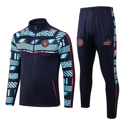 training veste + pantalon manchester city blu scuro 2022-2023 uomo