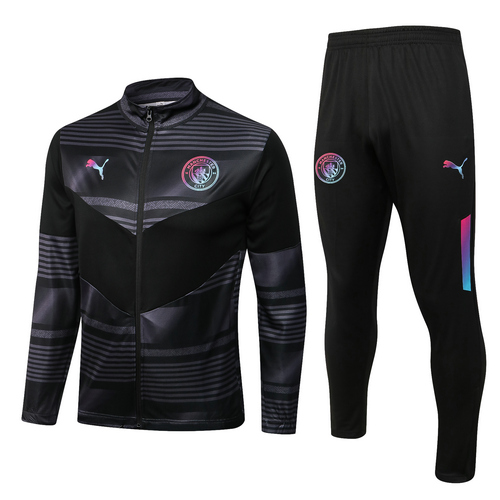 training veste + pantalon manchester city nero 2022-2023 uomo