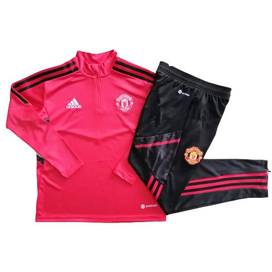 tute calcio 20231053 a poco prezzo manchester united 2023-2024 rosso bambino