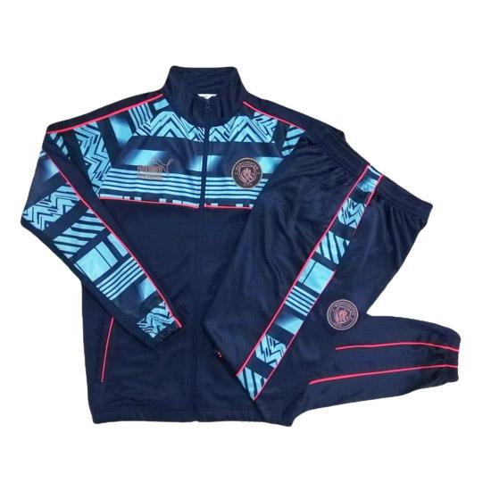 tute calcio 20231091 a poco prezzo manchester city 2023-2024 blu navy bambino