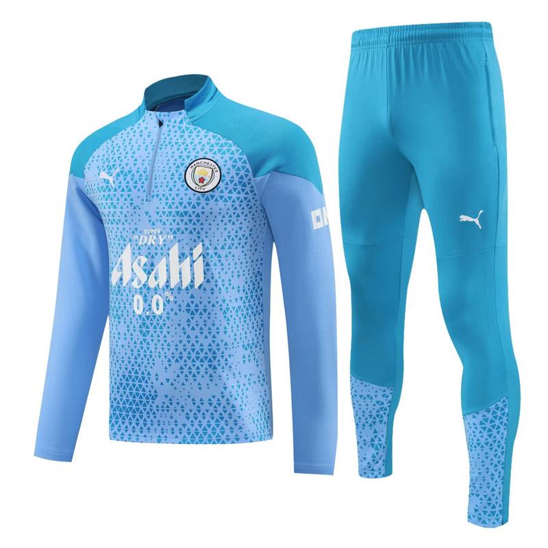 tute calcio 20231148 a poco prezzo manchester city 2023-2024 blu uomo