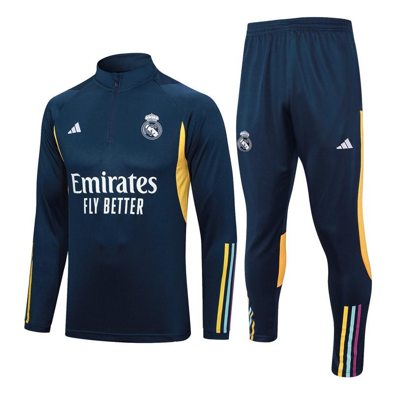 tute calcio 20231174 a poco prezzo real madrid 2023-2024 blu uomo