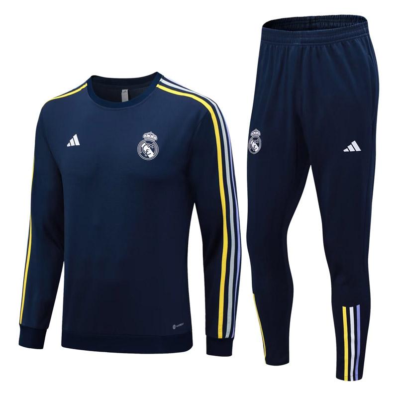 tute calcio 20231176 a poco prezzo real madrid 2023-2024 blu uomo