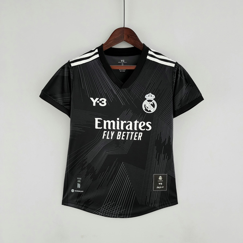 y3 edition maglia real madrid nero 2022-2023 donna